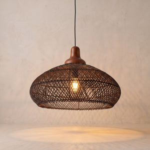 Luminária Pendente Rattan Duna