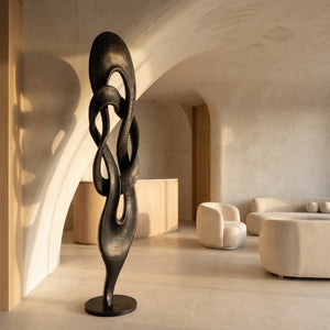 Escultura Madeira Teca
