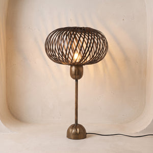 Luminária Bamboo Preta