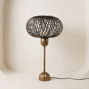 Luminária Bamboo Preta